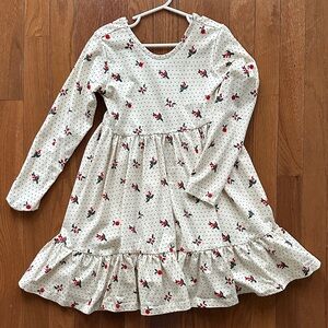 Hanna Andersson Christmas dress, size 6/7